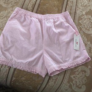 Vineyard Vines Pink Seersucker Shorts Size 14